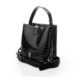 Adriana Bag Black Patent Mocc Croc -Cheap Shoes Store adriana bag black patent mocc croc p13597 90313 medium