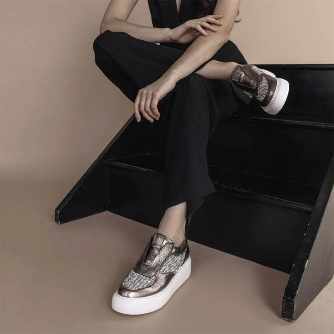 Althea Pewter Leather 4 Althea Pewter Leather - Image 2