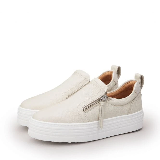 Amellia Off White Leather 4 Amellia Off White Leather - Image 2