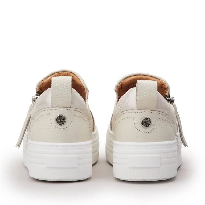 Amellia Off White Leather 5 Amellia Off White Leather - Image 3