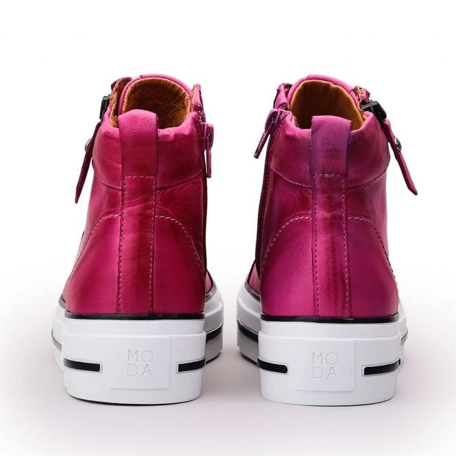 Annaken Fuschia Leather 5 Annaken Fuschia Leather - Image 3