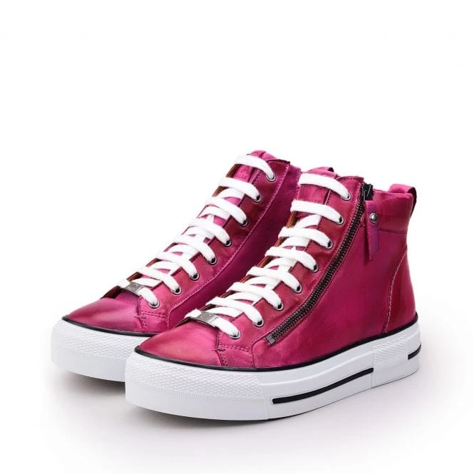 Annaken Fuschia Leather 4 Annaken Fuschia Leather - Image 2