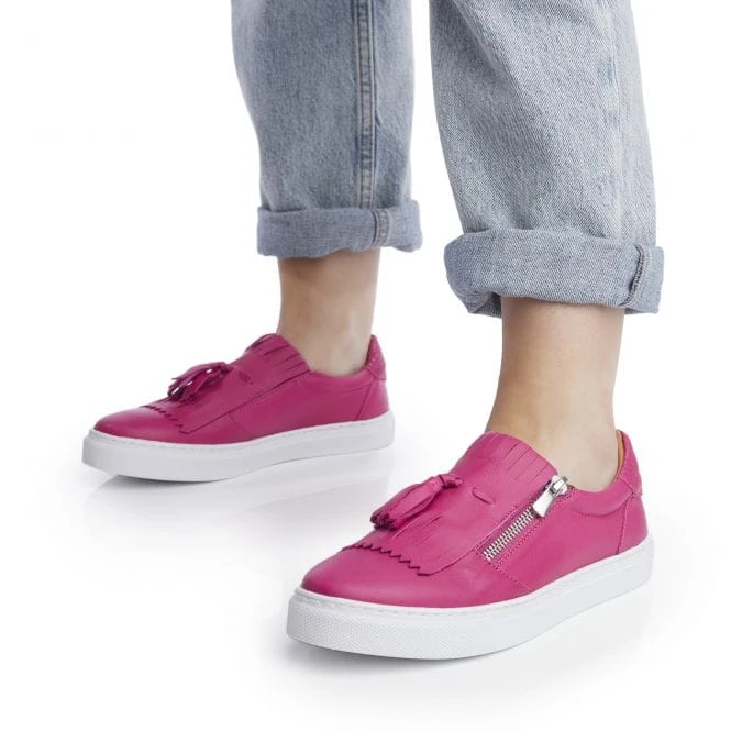 Aoife Fuschia Leather 4 Aoife Fuschia Leather - Image 2