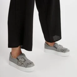 Arlenne Light Grey Leather -Cheap Shoes Store arlenne light grey leather p9405 60608 medium