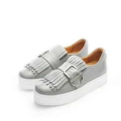 Arlenne Light Grey Leather -Cheap Shoes Store arlenne light grey leather p9405 84378 medium