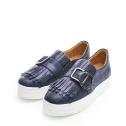 Arlenne Navy Metallic Leather -Cheap Shoes Store arlenne navy metallic leather p12317 85485 medium