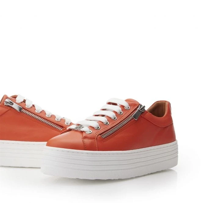 Azara Orange Leather 7 Azara Orange Leather - Image 5