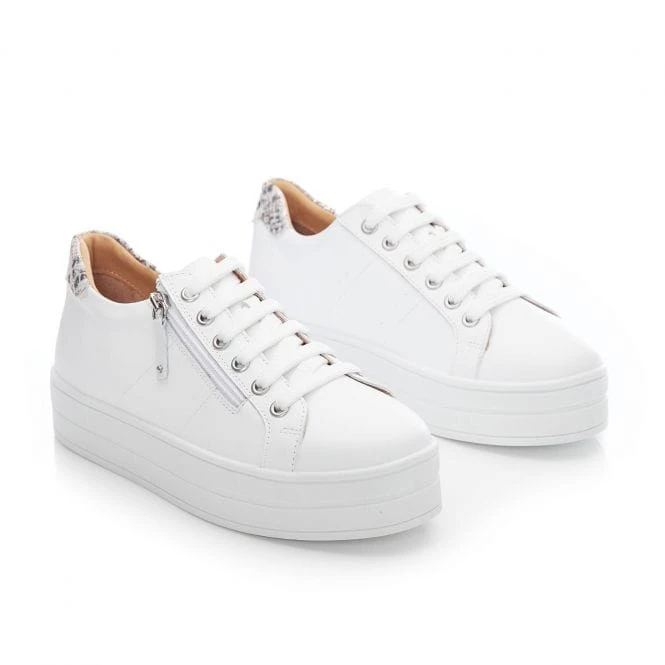 B.Glazie White - Snake Leather 4 B.Glazie White - Snake Leather - Image 2