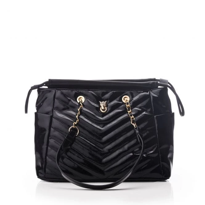 Bonnet Bag Black Patent 4 Bonnet Bag Black Patent - Image 2