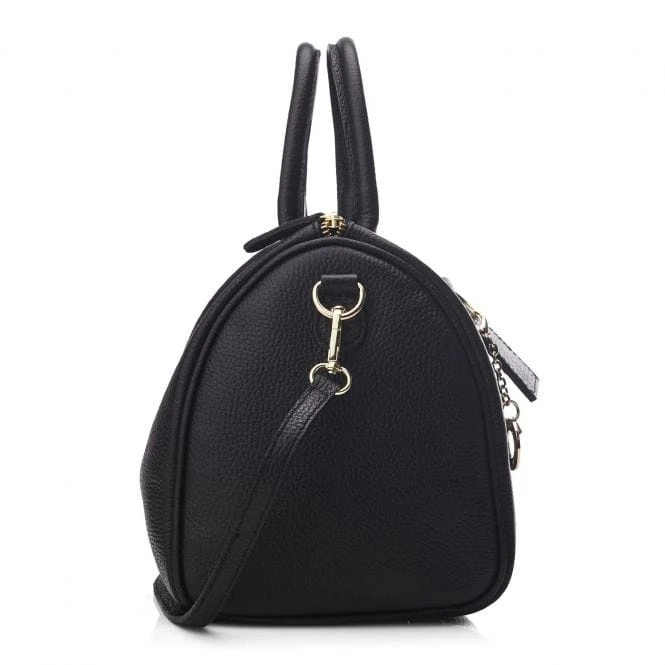 Bowler Bag Black Leather 5 Bowler Bag Black Leather - Image 3