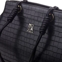 Braidy Bag Black Croc Print Porvair -Cheap Shoes Store braidy bag black croc print porvair p13560 89855 medium