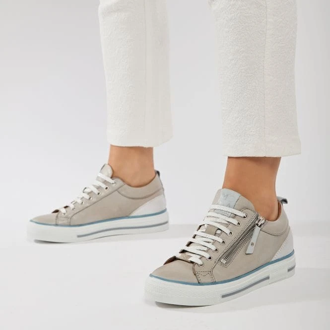 Brayleigh Light Grey Leather 5 Brayleigh Light Grey Leather - Image 3