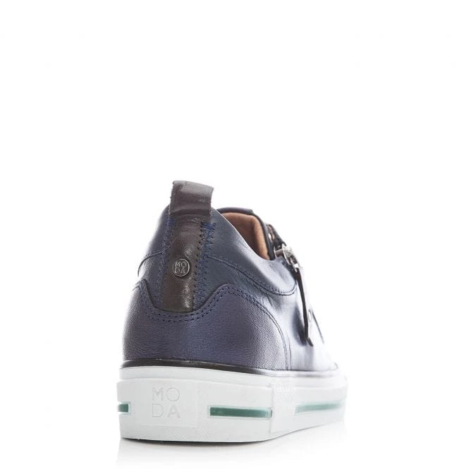 Brayleigh Navy Leather 5 Brayleigh Navy Leather - Image 4