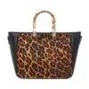 Coco Bag Black - Leopard Porvair
