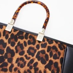 Coco Bag Black - Leopard Porvair -Cheap Shoes Store coco bag black leopard porvair p12166 75729 medium