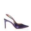 Divah Purple Metallic Leather