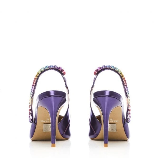 Divah Purple Metallic Leather 6 Divah Purple Metallic Leather - Image 4