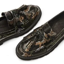 Eirene Khaki Snake Print Leather 9 Eirene Khaki Snake Print Leather -Cheap Shoes Store eirene khaki snake print leather p13836 91404 medium