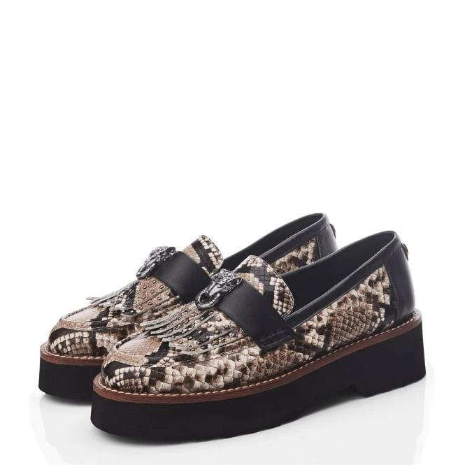 Evaleah Natural Snake Print Leather 4 Evaleah Natural Snake Print Leather - Image 2