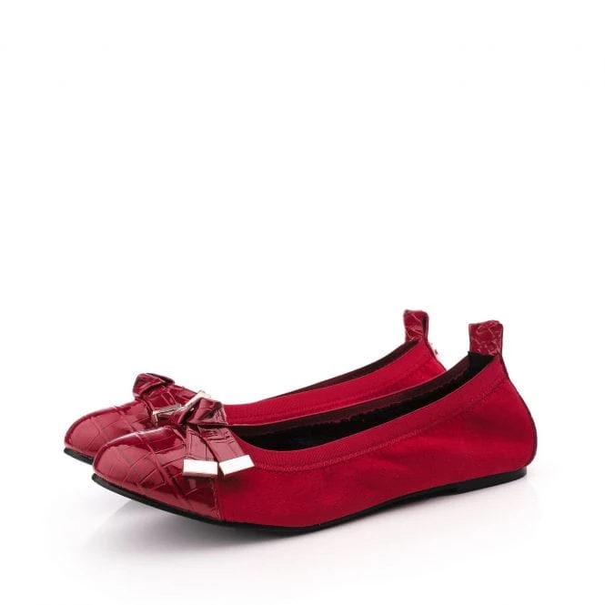 Fellicity Red Patent Mocc Croc 4 Fellicity Red Patent Mocc Croc - Image 2