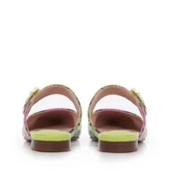 Florally Lime Green Snake Print Leather -Cheap Shoes Store florally lime green snake print leather p12638 83104 medium