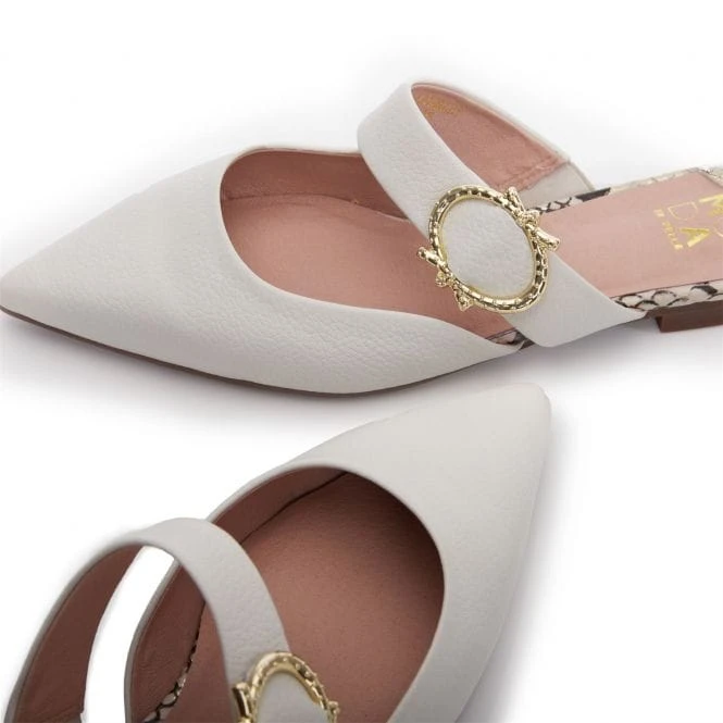 Florally Off White Leather 9 Florally Off White Leather - Image 7