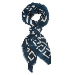 Geoscarf Blue Fabric