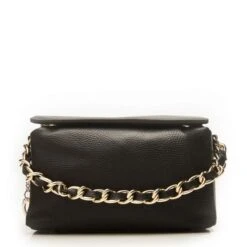 Glossie Bag Black Leather