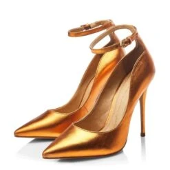 Jeylani Orange Metallic Leather -Cheap Shoes Store jeylani orange metallic leather p13842 91424 medium