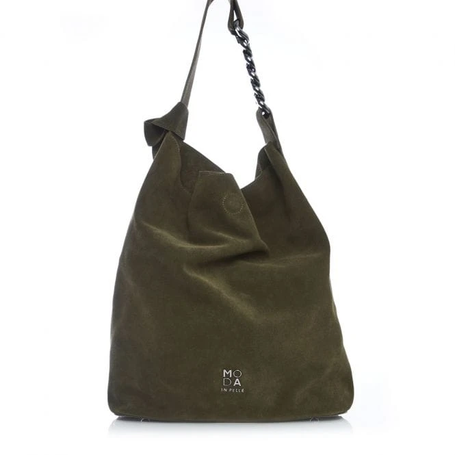 Khloe Bag Khaki Suede 3 Khloe Bag Khaki Suede