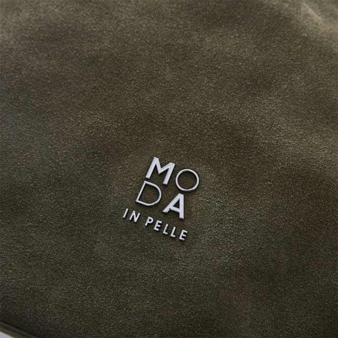 Khloe Bag Khaki Suede 5 Khloe Bag Khaki Suede - Image 3