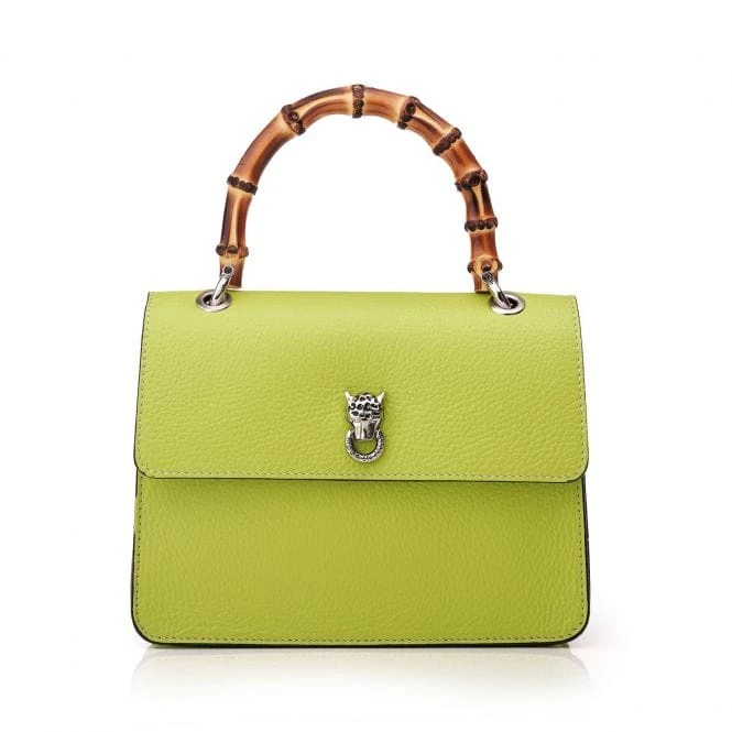 Larch Bag Lime Green Leather 3 Larch Bag Lime Green Leather