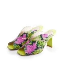 Laryssa Lime Green Snake Print Leather -Cheap Shoes Store laryssa lime green snake print leather p12657 83235 medium