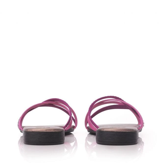 Lesta Fuschia Leather 5 Lesta Fuschia Leather - Image 3