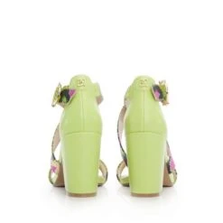 Loral Lime Green Snake Print Leather -Cheap Shoes Store loral lime green snake print leather p12663 83248 medium