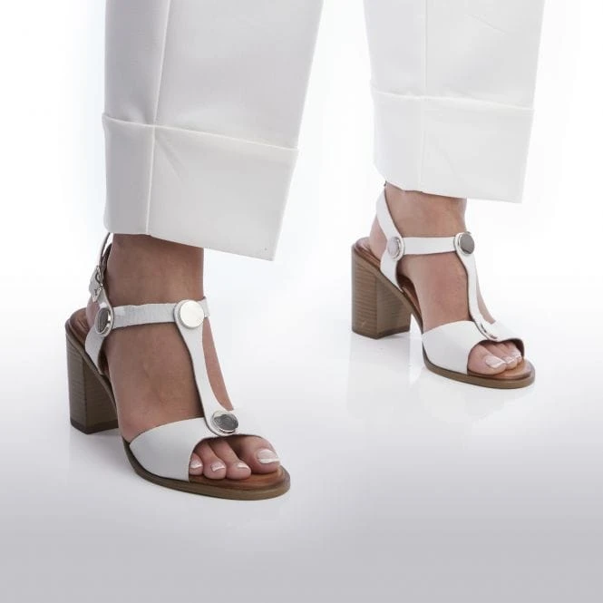 Lusia Off White Leather 4 Lusia Off White Leather - Image 2