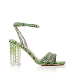 Madona Lime Green Alcantara