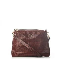 Marisa Bag Dark Brown Croc Print Porvair -Cheap Shoes Store marisa bag dark brown croc print porvair p13717 90656 medium