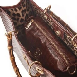 Marisa Bag Dark Brown Croc Print Porvair -Cheap Shoes Store marisa bag dark brown croc print porvair p13717 90657 medium