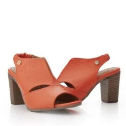 Mylah Orange Leather -Cheap Shoes Store mylah orange leather p12910 85782 medium