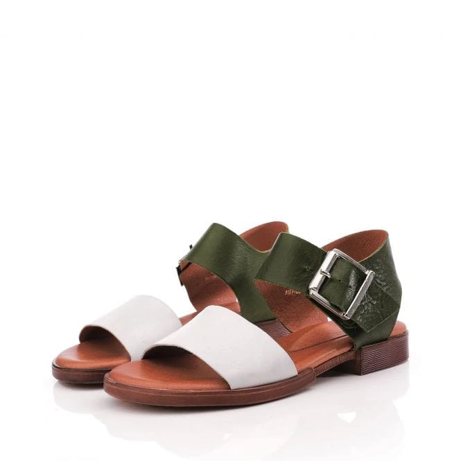 Opana White-Green Leather 4 Opana White-Green Leather - Image 2