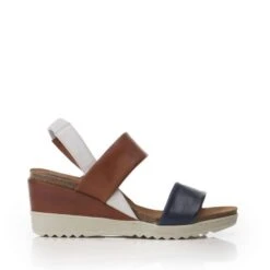 Piatini Navy-Tan Leather